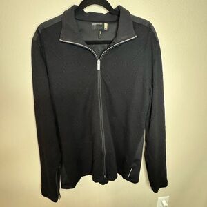 Porsche Design Sport Adidas Full Zip Jacket Black Quilted Men’s L